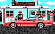 Duel: Test Drive II, The for IBM PC/Compatibles - Made it to the next gas station...