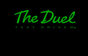 Duel: Test Drive II, The for IBM PC/Compatibles - Title screen.