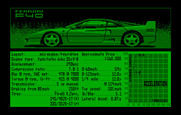Duel: Test Drive II, The for IBM PC/Compatibles - About the Ferrari F40.