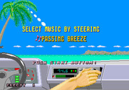 OutRun for Arcade - First, select one of several theme songs...