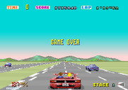 OutRun for Arcade - Game over.