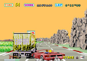 OutRun for Arcade - Oops, I crashed into a truck...