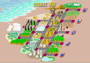 OutRun for Arcade - The course map showing how far I went.