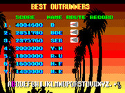 OutRun for Sega Master System - A new high score!