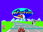 OutRun for Sega Master System - Title screen.