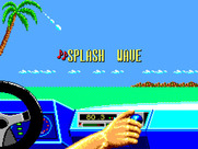 OutRun for Sega Master System - You can choose one of several musical themes to listen to.