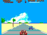 OutRun for Sega Master System - Don't crash into other cars!
