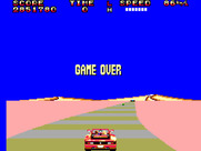 OutRun for Sega Master System - Game over.