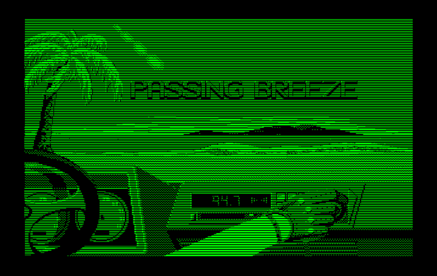 OutRun IBM PC/Compatibles Screenshot: Select a musical theme...