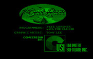 OutRun for IBM PC/Compatibles - Credits screen.