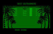 OutRun for IBM PC/Compatibles - A new high score!