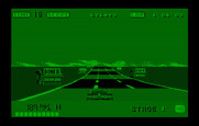 OutRun for IBM PC/Compatibles - Don't crash into the many diners on the side of the road.