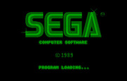 OutRun for IBM PC/Compatibles - SEGA loading screen.