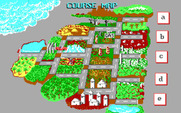 OutRun for IBM PC/Compatibles - Game over...Here's a map of the progress I made.