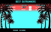 OutRun for IBM PC/Compatibles - A new high score!