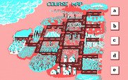 OutRun for IBM PC/Compatibles - Here's the course map.