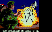 Operation Wolf for IBM PC/Compatibles - The first level has been completed.
