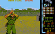 Operation Wolf for IBM PC/Compatibles - Beginning the game; opponents begin attacking!