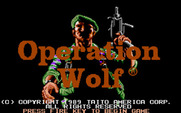 Operation Wolf for IBM PC/Compatibles - Title screen.