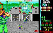 Operation Wolf for IBM PC/Compatibles - Shooting helicopters...