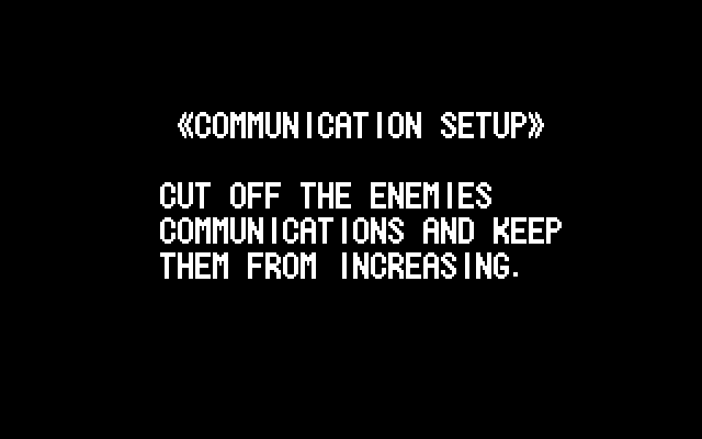 Operation Wolf IBM PC/Compatibles Screenshot: Objective for the first level.