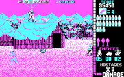 Operation Wolf for IBM PC/Compatibles - Enemies appear from all directions...