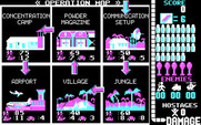 Operation Wolf for IBM PC/Compatibles - Mission overview.