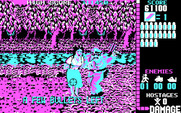Operation Wolf for IBM PC/Compatibles - Careful, this guy has a hostage...