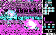 Operation Wolf for IBM PC/Compatibles - Blowing some things up.