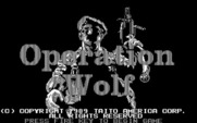 Operation Wolf for IBM PC/Compatibles - Title screen.