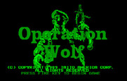 Operation Wolf for IBM PC/Compatibles - Title screen.