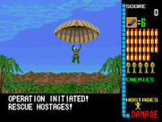 Operation Wolf for Arcade - Game start.