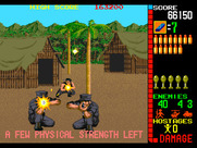 Operation Wolf for Arcade - In the village; enemies attack!