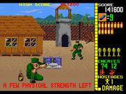 Operation Wolf for Arcade - Almost out of health!