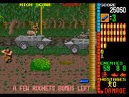 Operation Wolf for Arcade - Start of the jungle mission.