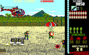 Operation Wolf for IBM PC/Compatibles - Helicopters and other soldiers attacking!