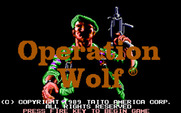 Operation Wolf for IBM PC/Compatibles - Title screen.