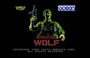Operation Wolf for Commodore 64 - Loading screen.