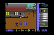 Operation Wolf for Commodore 64 - Game start.
