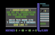 Operation Wolf for Commodore 64 - First mission goal.