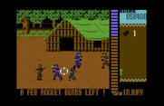 Operation Wolf for Commodore 64 - Running out of ammo...this mission will be hard!