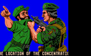 Operation Wolf for Amiga - The location of the concentration camp was sweated out of the enemy.