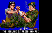 Operation Wolf for Amiga - The village is freed!