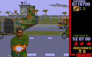 Operation Wolf for Amiga - Defeat enemy forces to allow the plane to take off safely.