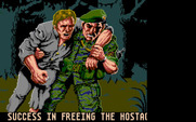 Operation Wolf for Amiga - Hostages have been freed!