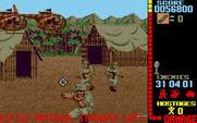 Operation Wolf for Amiga - Only a little strength left, not looking good!