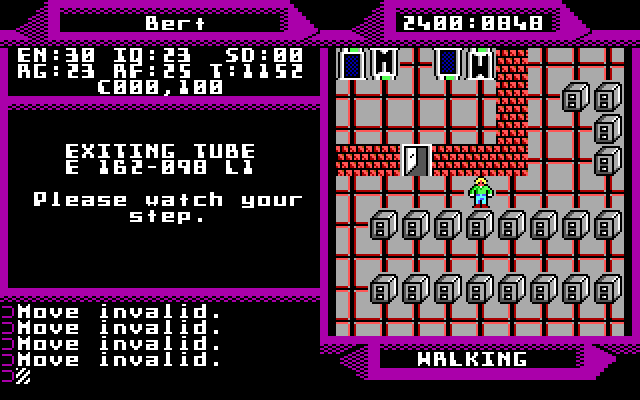 2400 A.D. IBM PC/Compatibles Screenshot: Lots of files!