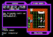 2400 A.D. for Apple II - This is Kim; she's a workaholic...