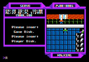 2400 A.D. for Apple II - Game start.