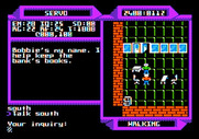 2400 A.D. for Apple II - Bobbie helps keep the bank's books...
